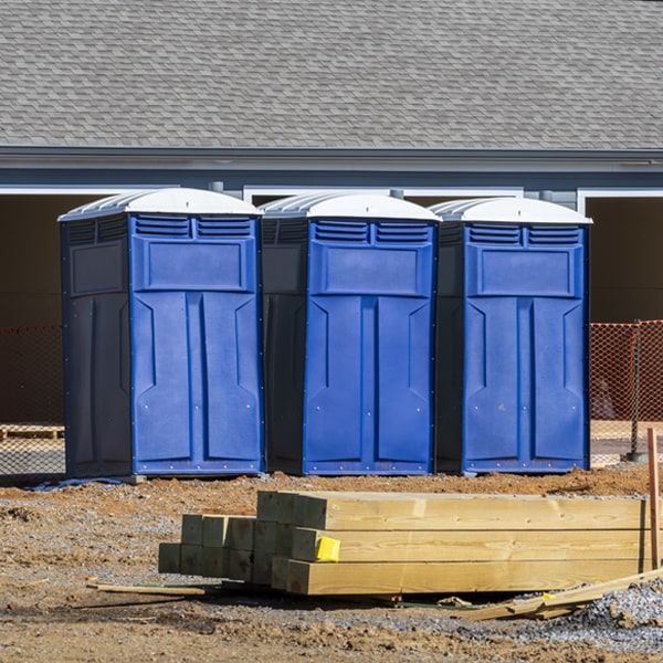 how can i report damages or issues with the porta potties during my rental period in Hyde Park PA